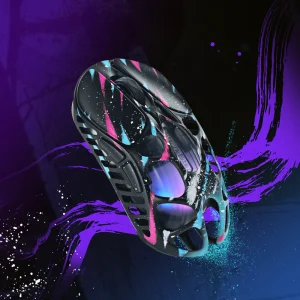 Gravastar Mercury X Pro 8KHz Wireless Gaming Mouse - Neon Graffiti