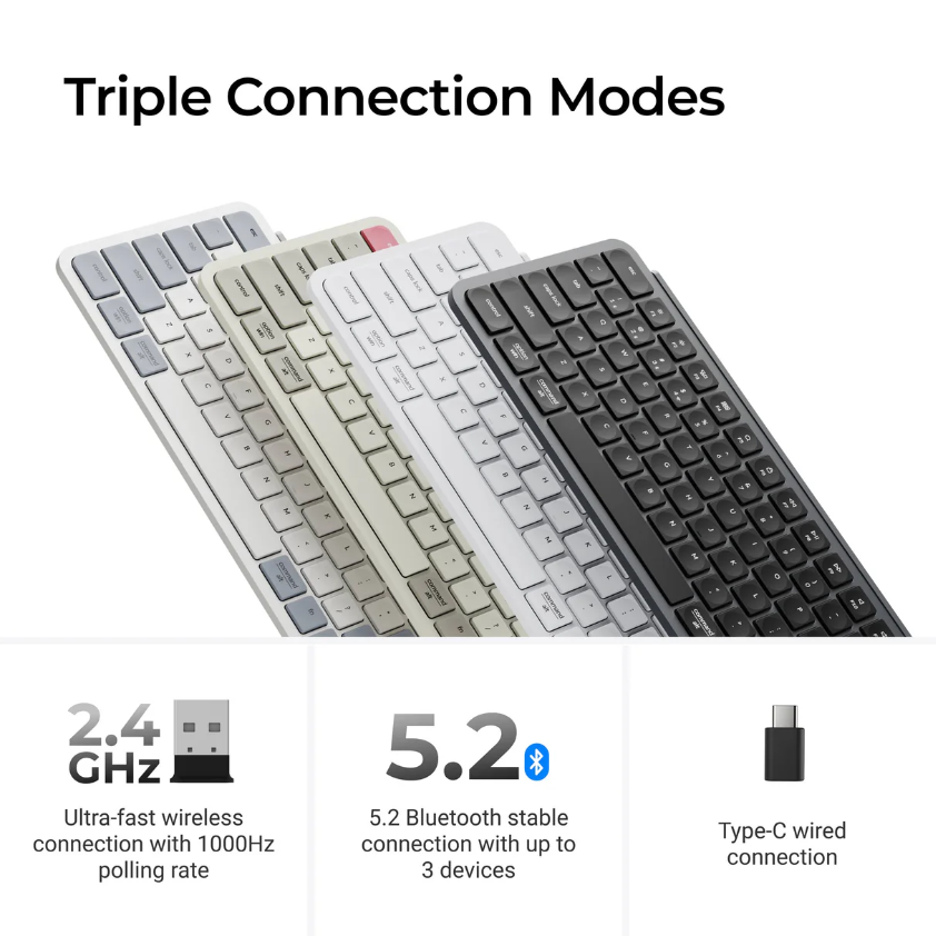 Keychron B6 Pro Ultra-Slim Wireless 6 Keychron B6 Pro Ultra-Slim Wireless - Ảnh 6
