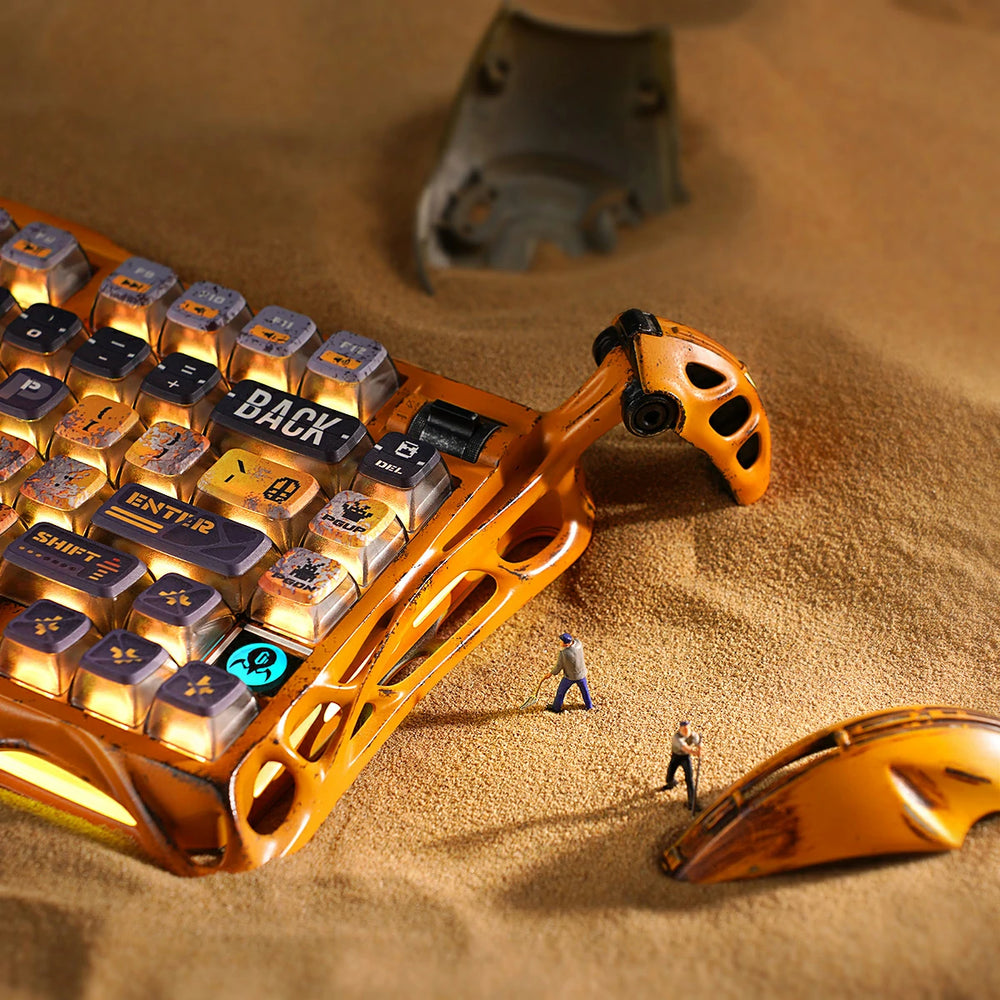 GravaStar Mercury K1 Pro Special Edition Battle-Worn Yellow 2 GravaStar Mercury K1 Pro Special Edition Battle-Worn Yellow - Ảnh 2