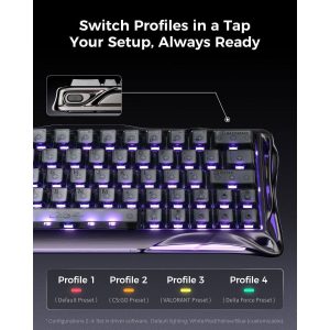 Gravastar Mercury V60 Pro HE - Gunmental Smoke 16 Gravastar Mercury V60 Pro HE - Gunmental Smoke - Ảnh 8