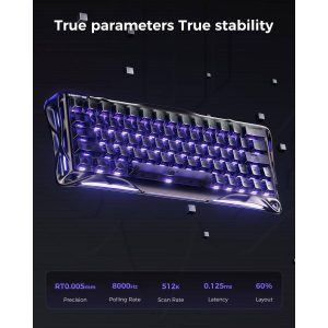 Gravastar Mercury V60 Pro HE - Gunmental Smoke 14 Gravastar Mercury V60 Pro HE - Gunmental Smoke - Ảnh 6